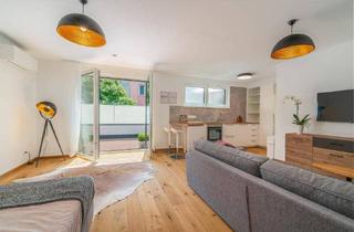 Wohnung mieten in 1180 Wien, Luxuriöses vollmöbliertes Terrassenstudio mit Grünblick in Ruhelage - All In Miete