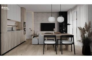 Penthouse kaufen in Am Hüttenbrenneranger, 8045 Graz, 2-Zimmer-Wohnung im 1. Obergeschoss mit Balkon in 8045 Graz-Andritz, provisionsfrei! Projekt Stattegger Straße 33 / Ecke Am Hüttenbrenneranger