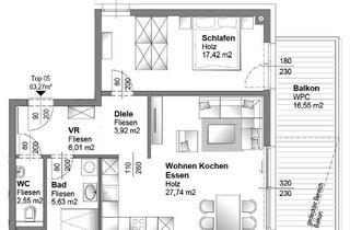 Wohnung kaufen in Gablonzerweg 13, 4030 Linz, Zügiger Baufortschritt! 2 Zimmer-Neubauwohnung mit großem Balkon