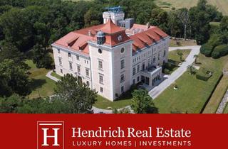 Haus kaufen in 2333 Leopoldsdorf, Saniertes 2.200 m² Wohnschloss mit Potential am Wiener Stadtrand - 5 Hektar Park