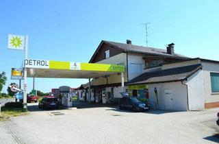 Garagen kaufen in 4551 Ried im Traunkreis, Wohn-Geschäftshaus mit Tankstelle, Cafe, Trafik und Werkstatt - Mietkauf möglich!