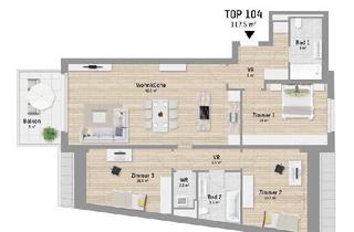 Maisonette kaufen in Lobaugasse 25, 1220 Wien, Sonnige Aussichten auf 119 m². Freundlicher 4-Zimmer Wohntraum für entspannes Genießen am Balkon