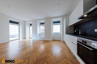 Wohnung kaufen in Bürgerspitalgasse, 1060 Wien, Erstbezug! Hochexklusive 2-Zimmerwohnung mit sonnigem Eigengarten + Weinkeller nähe Mariahilfer Straße!