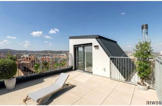 Wohnung kaufen in Hernalser Gürtel, 1170 Wien, CITY VIEW & STYLE II MODERNE DACHGESCHOSSWOHNUNG II PANORAMAFENSTER II TERRASSE + DACHTERRASSE MIT TRAUMBLICK II NÄHE UHLPLATZ II ANLEGERPREIS