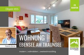 Wohnung kaufen in 4802 Ebensee, ZWEITWOHNSITZ!! Top sanierte 2 Zimmer Wohnung in zentraler Ruhelage!
