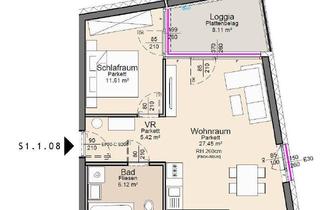 Wohnung kaufen in Parzhofstraße, 4040 Linz, *Provisionsfrei* Einzigartige 2-Zimmer-Wohnung mit Loggia / IDEAL für Anleger