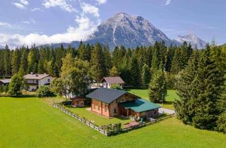 Haus kaufen in 6105 Leutasch, Traditionelles Tiroler Holzhaus in idyllischer Lage mit Doppel-Carport und Bergblick