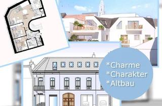 Wohnung kaufen in 2540 Bad Vöslau, PROVISIONSFREI - Wohnen in Verbundenheit - Charakterwohnung mit urbanem Touch und uneinsehbarer Dachterrasse