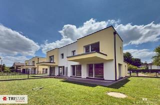 Wohnung kaufen in 2282 Markgrafneusiedl, NEU! ++ ERSTBEZUG / ZIEGELMASSIV / SCHÜSSELFERTIG ++ 152,50 m² ++ 5 ZIMMER + 2 BALKONE + TERRASSE + EIGENGARTEN + 2 PKW Stellplätze ++