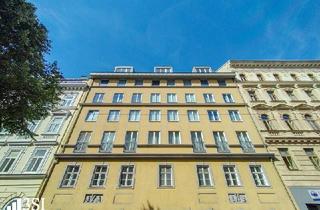 Wohnung kaufen in Ziegelofengasse, 1050 Wien, Anlegerhit! Unbefristet vermietete 3 Zimmer Wohnung mit Balkon in beliebter Lage beim Schlossquadrat