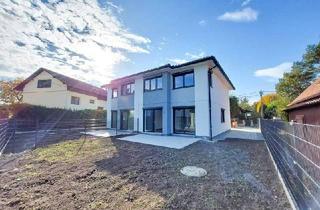 Haus kaufen in Ispergasse 45, 1210 Wien, Wohnen bei der U1-Station Leopoldau. Modernes Niedrigenergiehaus in Premium-Ausführung auf Eigengrund