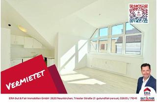 Wohnung mieten in 2620 Neunkirchen, Dachgeschosswohnung im Herzen von Neunkirchen