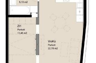 Wohnung mieten in Schönbrunner Straße, 1050 Wien, Projekt Schön102: rd. 45m² 2 Zimmer Wohnung mit südseitiger Loggia (5.OG) - Blick Schönbrunner Straße