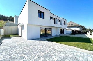 Doppelhaushälfte kaufen in 2431 Enzersdorf an der Fischa, Erstbezug | Luftwärmepumpe | Großzügige Außenfläche | Grünruhelage | Klimavorbereitung | Photovoltaik-Vorbereitung | Vollwärmeschutzfassade