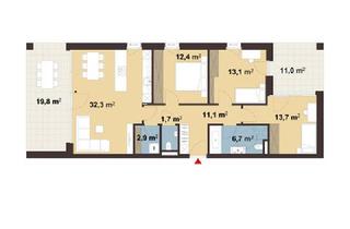 Wohnung kaufen in 6923 Lustenau, Schöne 4-Zimmer-Gartenwohnung mit zwei Terrassen | B02