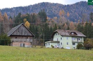 Gewerbeimmobilie kaufen in 9184 Sankt Jakob im Rosental, Land- und Forstwirtschaftliche Flächen arrondiert ca. 7,6 ha mit großem Wohnhaus und Stallgebäude u. 900 m² Bauland