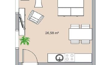 Wohnung mieten in Lerchengasse 29 & 29A, 8020 Graz, Gemütliche 1-Zimmer Wohnung in ruhiger und sonniger Lage