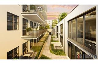 Immobilie kaufen in Pitkagasse, 1210 Wien, PROVISIONSFREI | Erstbezug nach Sanierung | Süd/West Loft mit Balkon | Raumhöhe bis zu ca. 4,90 m | Büro/Praxis Nutzung und Kurzzeitvermietung möglich