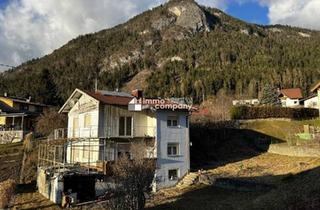 Villen zu kaufen in 9721 Weißenstein, Großes renovierungsbedürftiges Ein- bis Zweifamilienhaus in Weissenstein bei Villach mit Fernblick