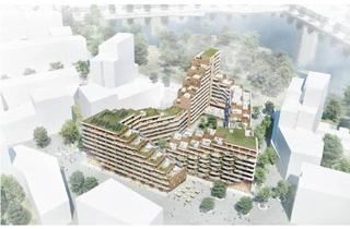 Büro zu mieten in Janis-Joplin-Promenade, 1220 Wien, sirius working – 22., Janis-Joplin-Promenade 18, mit Seeblick