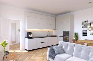 Wohnung kaufen in Karlsplatz, 1040 Wien, 1040 in TU-Nähe: 46 m2 stilsicher sanierter 2 Zimmer Altbau beim beliebten Schlossquadrat mit Top-Infrastruktur