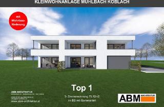 Wohnung kaufen in 6842 Koblach, 3-Zimmer Gartenwohnung Top 1 in Koblach Mühlbach