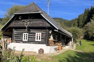 Haus mieten in 9360 Friesach, PROVISIONSFREIES FERIENHAUS! Uriges Holzblockhaus aus 1750 in Ruhelage am Waldrand ab einer Woche Mietdauer! (max 4 Monate!)