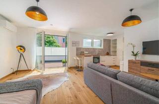 Wohnung mieten in 1180 Wien, Luxuriöses vollmöbliertes Terrassenstudio mit Grünblick in Ruhelage - All In Miete