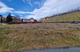 Grundstück zu kaufen in 8230 Hartberg, Schönes Baugrundstück mit Sicht auf Weinberge.