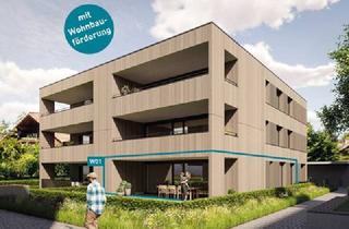 Wohnung kaufen in 6922 Wolfurt, Naturnahes Wohnen! 3-Zimmer-Gartenwohnung W01 in Hörbranz!