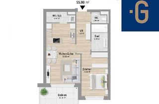 Wohnung kaufen in Pastorstraße 28, 1210 Wien, Mehr als nur "2 Zimmer, Küche, Bad". 2-Zimmer Wohnung mit West-Balkon für beste Aussichten