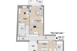 Wohnung kaufen in Pastorstraße 28, 1210 Wien, Familieninsel. Großzügige Eigentumswohnung mit reichlich Platz für die ganze Familie