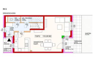 Haus mieten in Markt 32, 2842 Edlitz, Erstbezug-RH2-geförd.Reihenhaus-Miete mit Kaufopt.-1 PKW Stellpl. Carport-1 PKW Stellpl. im Freien