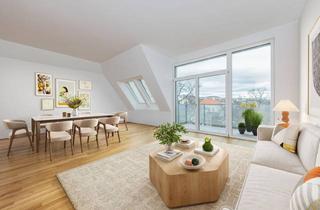 Wohnung kaufen in Hohe Warte, 1190 Wien, Moderne Neubau DG-Wohnung mit Panoramablick
