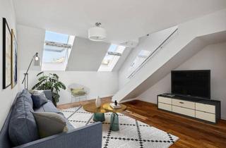 Penthouse kaufen in 1090 Wien, Dachgeschosswohnung mit zwei Terrassen und Panorma-Ausblick