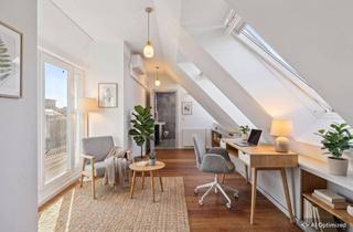 Penthouse kaufen in 1090 Wien, Wunderschöne Dachgeschosswohnung mit zwei Terrassen im charmanten Altbau