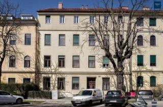 Wohnung mieten in Jakominigürtel, 8010 Graz, Jakominigürtel 3/3 - Geräumige 2 Zimmer-Altbauwohnung mit Balkon - Blick in den Innenhof