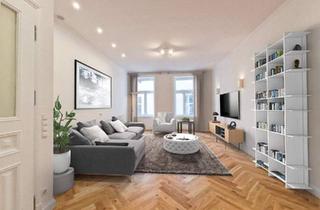 Wohnung kaufen in Mariahilfer Straße, 1070 Wien, 3-Zimmer-Stilaltbaujuwel in Bestlage zwischen Mariahilferstraße und dem Spittelberg