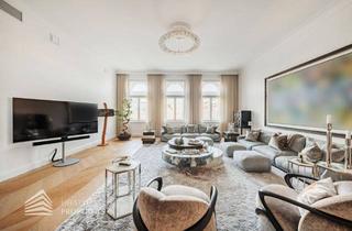 Wohnung kaufen in 1010 Wien, Eleganter 7-Zimmer Altbau mit Balkon, Nähe Börse