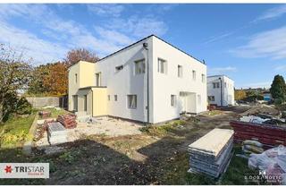 Doppelhaushälfte kaufen in 2282 Markgrafneusiedl, NEU! ++ 5 ZIMMER ++ 152,50 m² WOHNNUTZFLÄCHE + 2 BALKONE + TERRASSE + EIGENGARTEN + 2 PKW Stellplätze ++