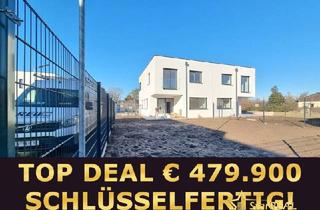 Haus kaufen in Waldheimstraße, 2230 Gänserndorf, SCHLÜSSELFERTIG! WIENERBERGER ZIEGELHAUS. 4 Zimmer, 3 WC's, 2 Bäder. 190m² Garten!