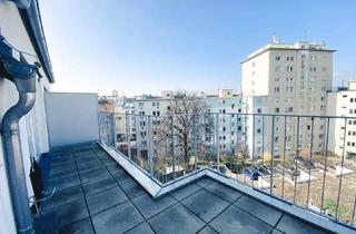 Wohnung mieten in Brünner Straße, 1210 Wien, NEU! Neubau! 3-Zimmer-Dachgeschosswohnung mit Terrasse! WG-Geeigenet!