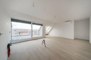 Wohnung kaufen in Wiedner Hauptstraße 140/1. 39, 1050 Wien, Dachgeschossjuwel mit Terrasse und Weitblick über Wien