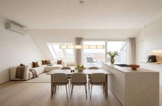 Wohnung kaufen in Wiedner Hauptstraße 140/1. 41, 1050 Wien, Leben über den Dächern - Exklusive Dachgeschosswohnung mit Terrasse