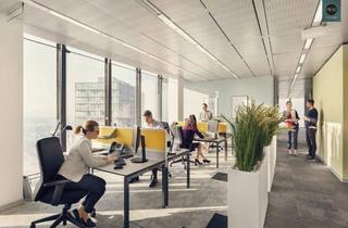 Büro zu mieten in 1100 Wien, Ganze Hochhaus Etage mit ausgezeichneter Infrastruktur und Panoramablick!