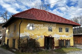 Villen zu kaufen in 9181 Feistritz im Rosental, Bastler aufgepasst! Sanierungsbedürftiges Bauernhaus mit alten Gewölben im Rosental sucht einen Restaurator