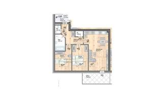 Wohnung kaufen in Waldheimstraße, 1220 Wien, Herrliche lichtdurchflutete Dachgeschoßwohnung mit 3-Zimmer und Balkon - Provisionsfrei - Ziegelmassivbau - Schlüsselfertig