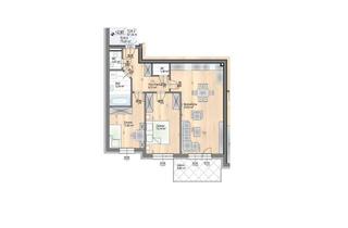 Wohnung kaufen in Waldheimstraße, 1220 Wien, Magnificent 3-room apartment in a premium location with an 8 m² balcony, garden-side green view, turnkey, elevator, commission-free, barrier-free