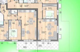Wohnung kaufen in Waldheimstraße 46, 1220 Wien, Traumwohnung mit Eigengarten und Terrasse - 3 Zimmer - bereits in Bau - schlüsselfertig - barrierefrei - provisionsfrei