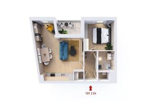 Wohnung kaufen in Wintergasse 39/2. 04, 3002 Purkersdorf, Tolle 2-Zimmer Wohnung in Ruhelage - Top 2.04